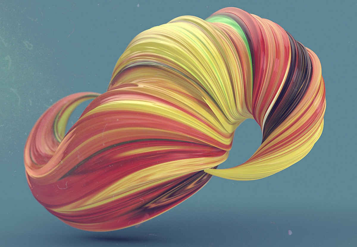 3D Paint Swirls | 3D Modeling | Cinema 4D - Corepolo - Animation & Design